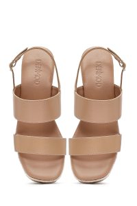 صندل زنانه طوسی بنددار لژدار اسپادریل دری مد