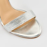 صندل زنانه مجلسی پاشنه بلند نقره‌ای آلدو MOUDE-TR – ALDO