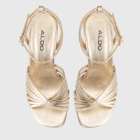 صندل زنانه پاشنه بلند طلایی آلدو LILLE-TR – ALDO