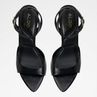 صندل زنانه پاشنه بلند مشکی آلدو FOREVERMORE – ALDO