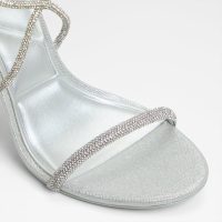 صندل زنانه پاشنه بلند نقره‌ای آلدو CALADONIA – ALDO