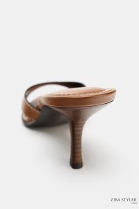 صندل پاشنه بلند زنانه دوخت‌دار زارا – ZARA