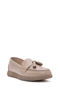 لوفر راحتی چرم منگوله دار زنانه دری مد