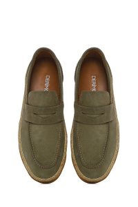 لوفر مردانه جیر سبز دری مد