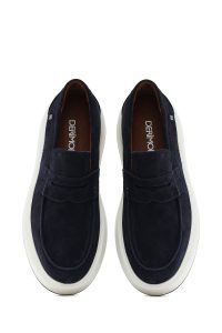 لوفر مردانه جیر سرمه‌ای روزمره دری مد