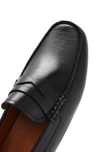 لوفر مردانه چرم مشکی دری مد