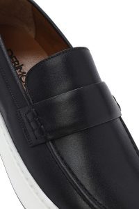 لوفر مردانه چرم مشکی دری مد