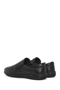 لوفر مردانه چرم مشکی روزمره دری مد