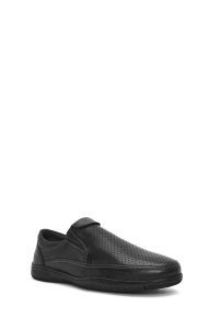 لوفر مردانه چرم مشکی روزمره دری مد