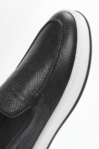 لوفر مردانه چرم مشکی روزمره دری مد