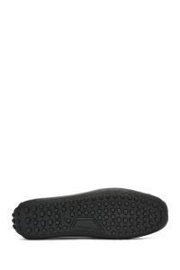 لوفر مردانه چرم مشکی سگک‌دار دری مد