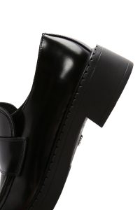 لوفر چرم مشکی زنانه دری مد