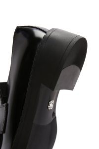 لوفر چرم مشکی زنانه دری مد