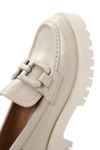 لوفر چرم کرم زنانه دری مد