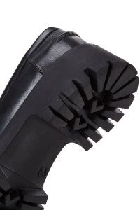 لوفر چرمی مشکی زنجیر دار زنانه دری مد