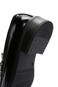 لوفر چرمی مشکی زنجیر دار زنانه دری مد