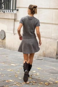 نیم بوت زنانه جیر اسپلیت سگک‌دار زارا – ZARA