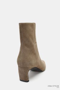 نیم بوت زنانه جیر اسپلیت پاشنه گربه‌ای زارا – ZARA