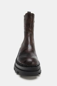 نیم بوت زنانه لژدار افکت کهنه‌کاری زارا – ZARA