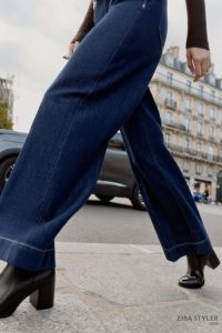 نیم بوت زنانه پارچه‌ای پاشنه بلند زارا – ZARA