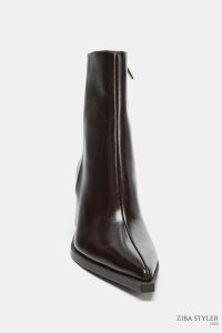 نیم بوت زنانه پاشنه بلوکی زارا – ZARA