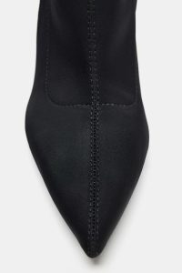 نیم بوت زنانه پاشنه‌دار سگک‌دار زارا – ZARA