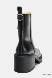 نیم بوت زنانه چرم ضدآب زارا – ZARA