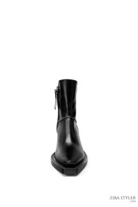 نیم بوت زنانه چرم کابویی لیمیتد ادیشن زارا – ZARA