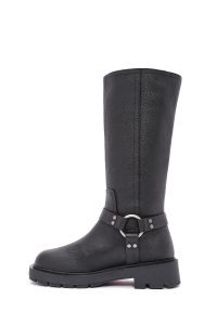 چکمه زنانه چرمی مشکی هارلی دیویدسون Myerson