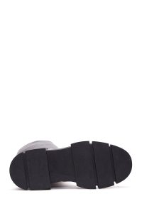 چکمه چرمی مشکی زنانه دری مد