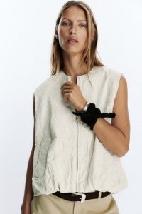 ژیله زنانه گلدوزی‌شده زارا – ZARA