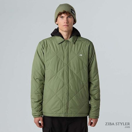 کاپشن نورث فیس مردانه Afterburner عایق‌بندی شده فلانل – The North Face