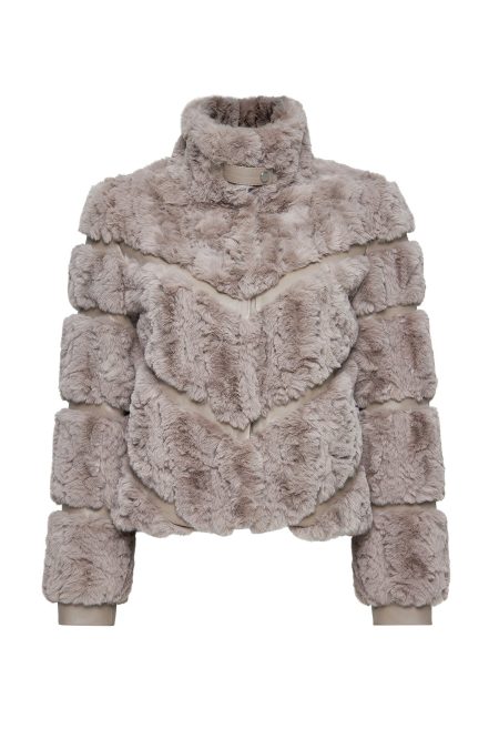 کاپشن چرمی تدی زنانه ویزون Melrose دری مد