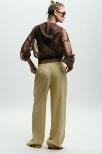 کت ارگانزا زنانه کلاه‌دار زارا – ZARA