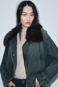 کت بامبر جین زنانه کالکشن ZW زارا – ZARA