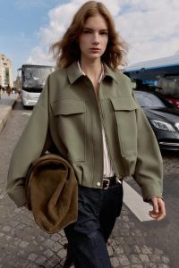 کت بامبر زنانه با جیب بزرگ زارا – ZARA