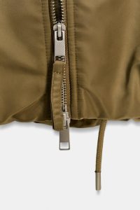 کت بامبر زنانه با یقه خز مصنوعی کالکشن ZW زارا – ZARA