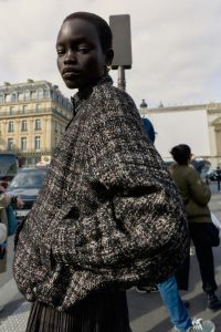 کت بامبر زنانه بافت‌دار نخ متالیک زارا – ZARA