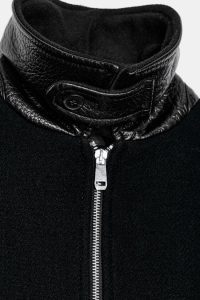 کت بامبر زنانه بالونی با یقه پشمی متضاد زارا – ZARA