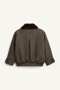 کت بامبر زنانه جناقی ترکیبی نسخه محدود زارا – ZARA