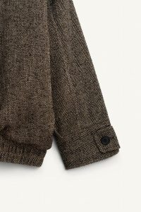 کت بامبر زنانه جناقی ترکیبی نسخه محدود زارا – ZARA