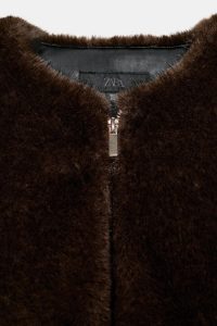 کت بامبر زنانه خز مصنوعی زارا – ZARA