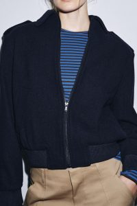 کت بامبر زنانه پشمی کالکشن ZW زارا – ZARA