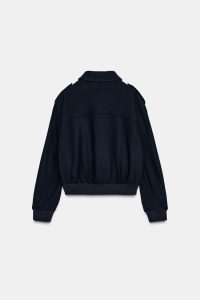 کت بامبر زنانه پشمی کالکشن ZW زارا – ZARA