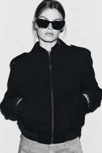 کت بامبر زنانه پشمی کالکشن ZW زارا – ZARA