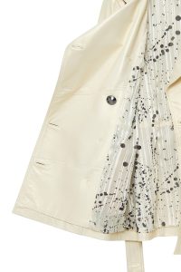 کت ترنچ چرم بژ زنانه باربارا دری مد