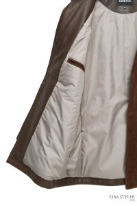 کت جیر مردانه قهوه‌ای Aguero دری مد