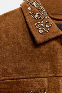 کت جیر مصنوعی زنانه میخ‌دار زارا – ZARA