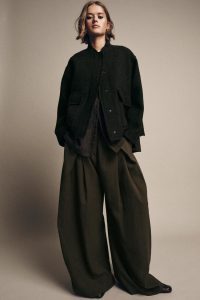 کت زنانه ترکیب پشم بافت‌دار کالکشن ZW زارا – ZARA