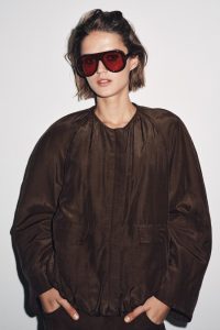 کت زنانه جیب‌دار کالکشن ZW زارا – ZARA